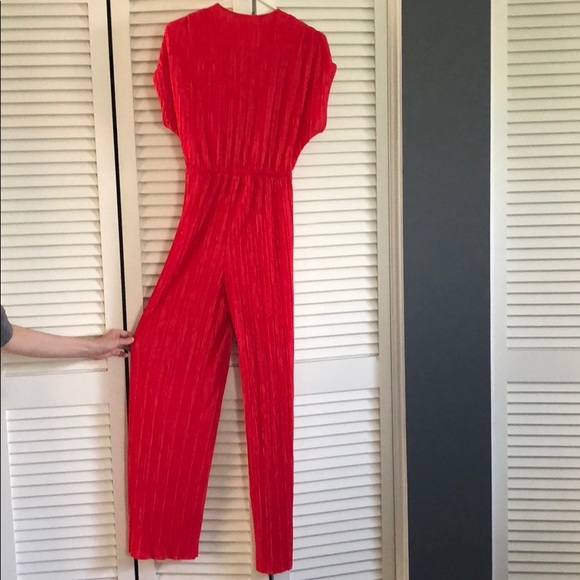 Anthropology red jumpsuit - Picture 5 of 5